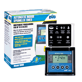 Dig 8006 Six Station Ac Timer With Independent Programming For Each Valve