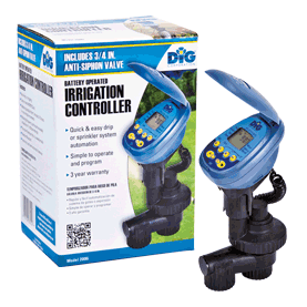 Dig 2008i Single Station Battery Operated Controller With 3 4 In Anti Siphon Valve