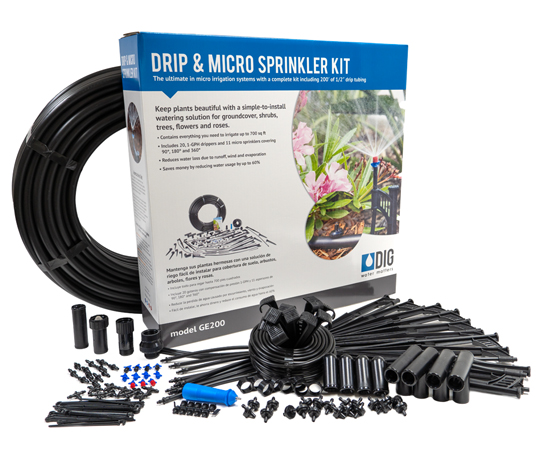 GE200 Drip & Micro Sprinkler Kit