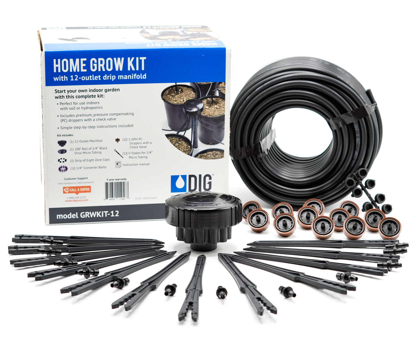 GRWKIT-12 Home Grow Drip Kit