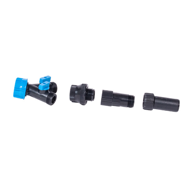 Drip Zone Faucet Connection Kit with a Two-Way Splitter