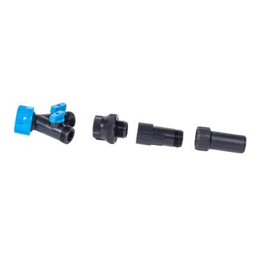Drip Zone Faucet Connection Kit with a Two-Way Splitter