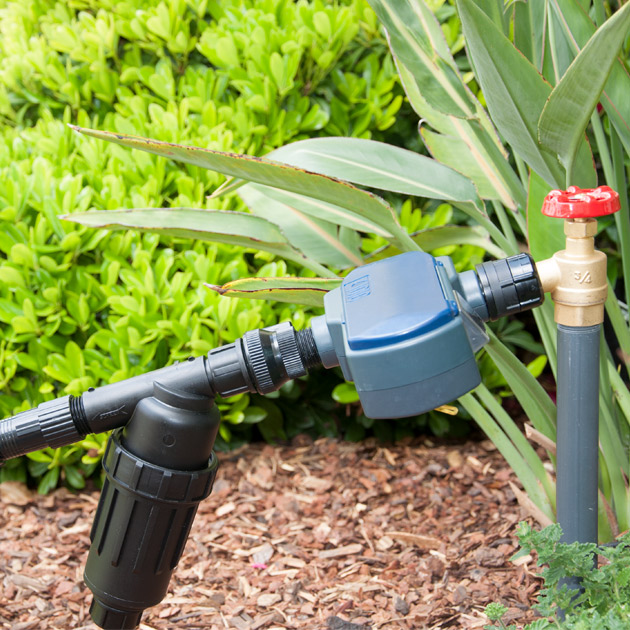 UK Solar Automatic Water Irrigation Controller Digital Watering Tap Timer Garden 