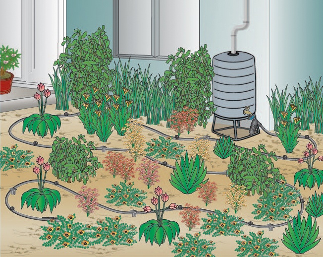 Garden Water Inserted Dripper Sprinkler Flow Adjustable Drip System Irrigation 